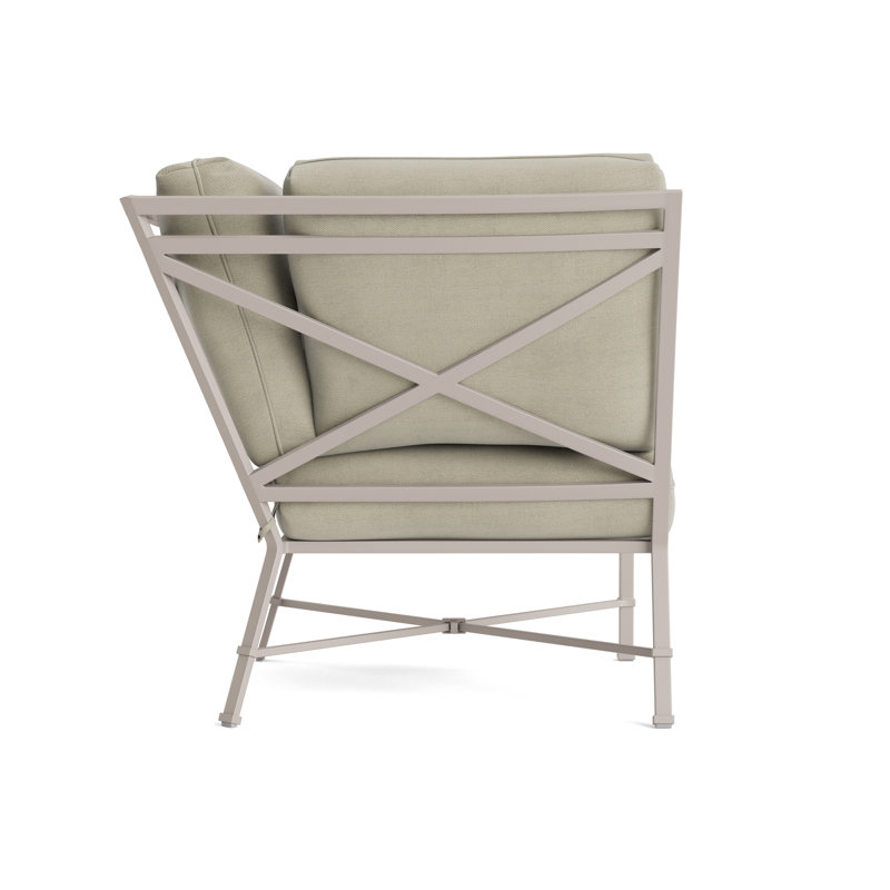 Venetian Outdoor Patio Sectional, Fusion Neptune, Dove