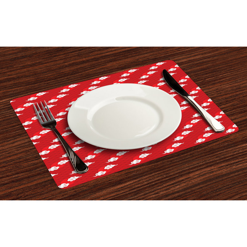 Polyester Abstract Rectangle Placemat