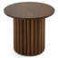 Table de bout ronde en bois massif Camelot