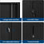 Armoire de rangement en métal 36 po 2 portes - Casier verrouillable en acier avec tablettes réglables pour le bureau à domicile-1860060324