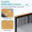 7 Seats Patio Conversation Set with Cushions-1660090454