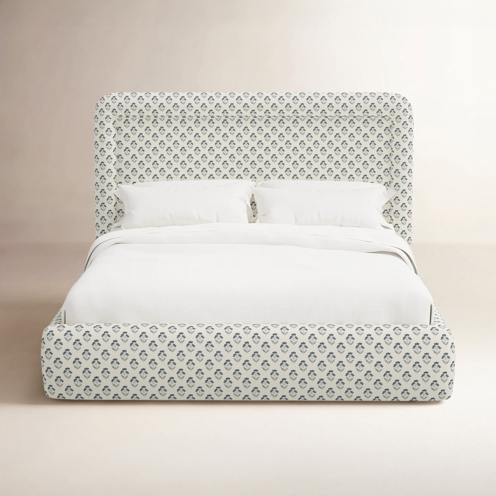Stoffer Home x Cloth and Co. Marisa Bed, Francie Blue, King