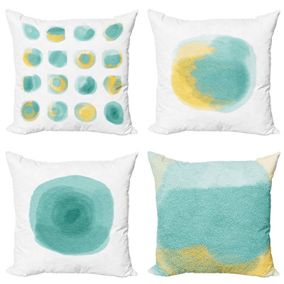 Everts Indoor / Outdoor Abstract Square Throw Pillow Cover