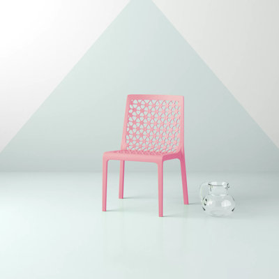 Plastic Outdoor Stacking Dining Side Chair