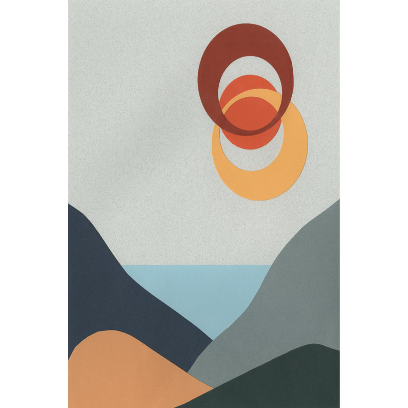 Madera Heat I by Regina Moore - Painting, 122cm H x 81cm W, Black Floater Framed