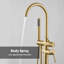 Single-lever floor-mounted bathtub faucet-124758277
