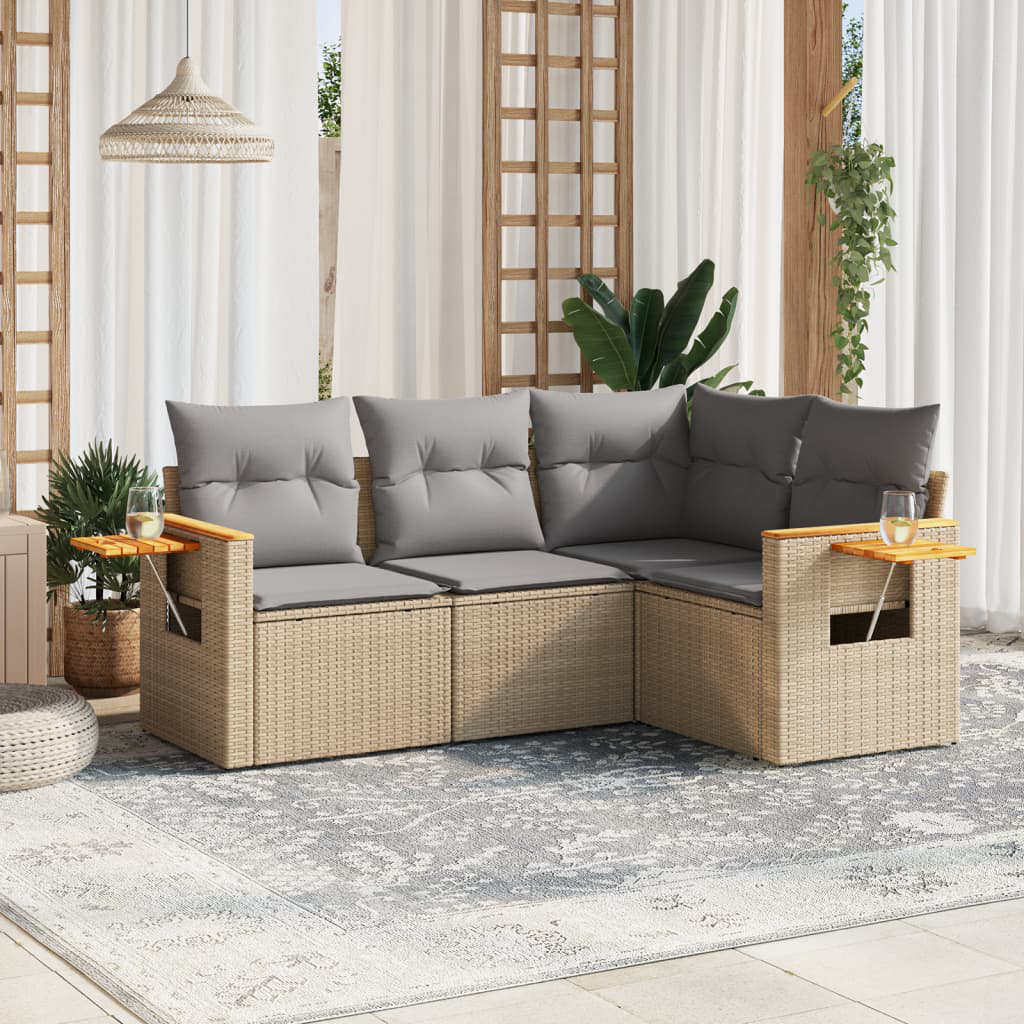 Gartensofa Anamol mit Kissen