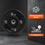 Bumper Plates – 10/15/25 lb Pair, 2" Steel Inserts, Anti-Slip & Durable, for Strength Training, Weightlifting, Squats