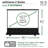 ezCinema 2 Series Manual Floor Projection Screen-101302617