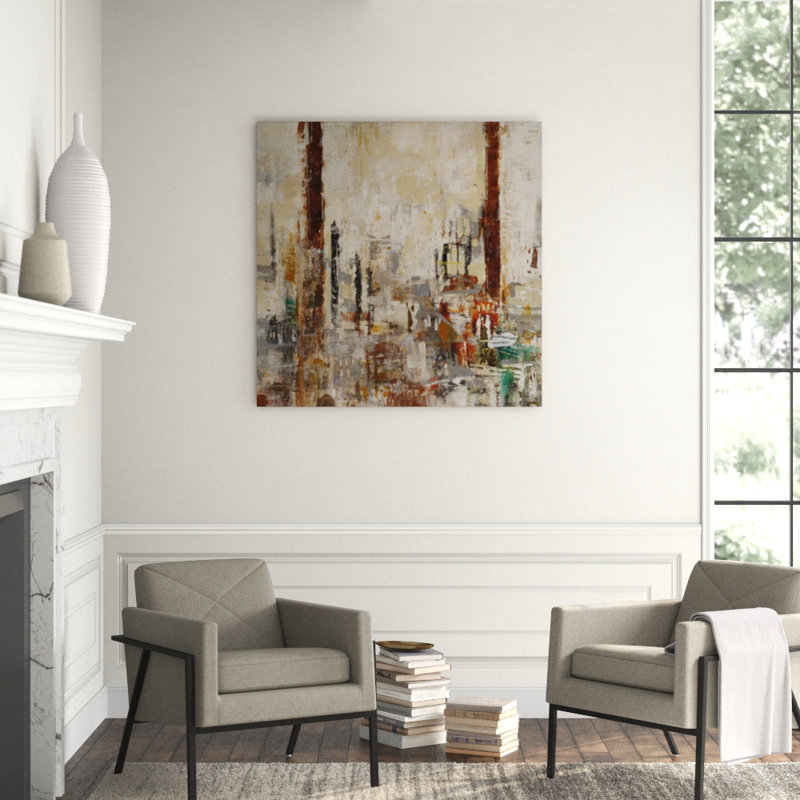 Rhyolite City II Painting by Chelsea Art Studio, Plexi, 36" H x 36" W x 1.5" D