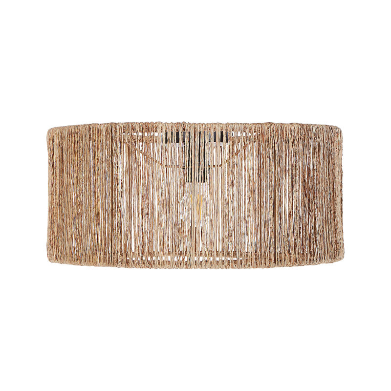 Ayuna Wicker Flush Mount