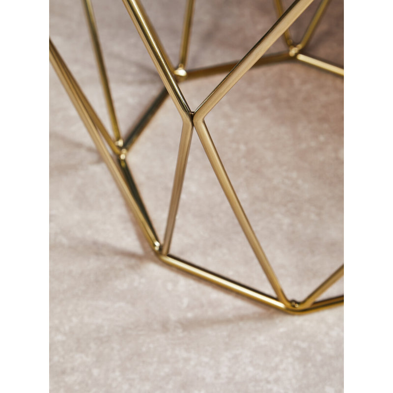 Glass Top End Table