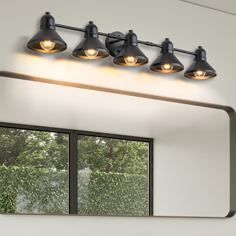 40.5" 5-Light Powder-Coated Vanity Light