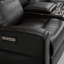Canapé inclinable à bras carré en cuir véritable de 89 po Syeed-1719306353