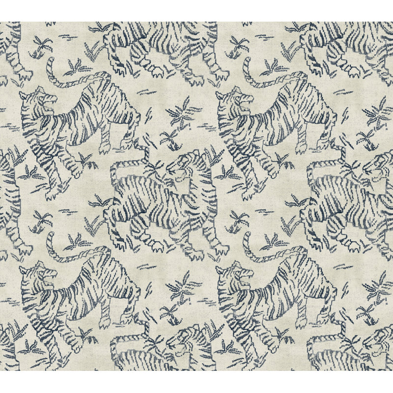 Abstract Wallpaper Roll, Indigo