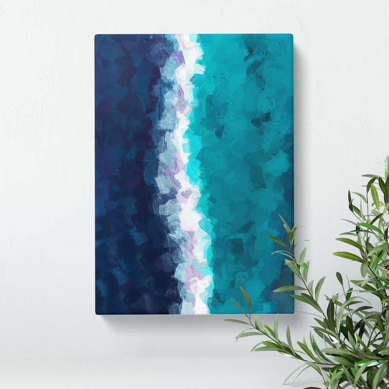 Atmosphere Abstract - Wrapped Canvas Painting, 50cm H x 35cm W x 3cm D