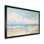 «Beige and Blue Beach Minimal Horizon», art mural plage côtière-1352701938-1352701950