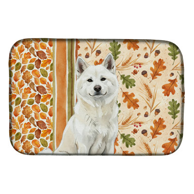 Tapis de séchage blanc Akita Heirloom
