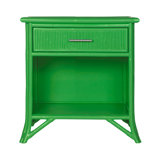 1 - Drawer Rattan Nightstand