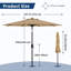 107cm Beach Parasol-1560700861