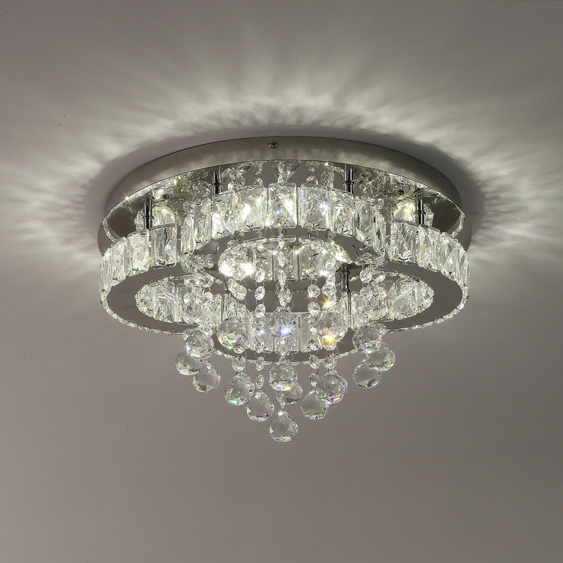 Vanlue 1 - Light Crystal LED Chandelier