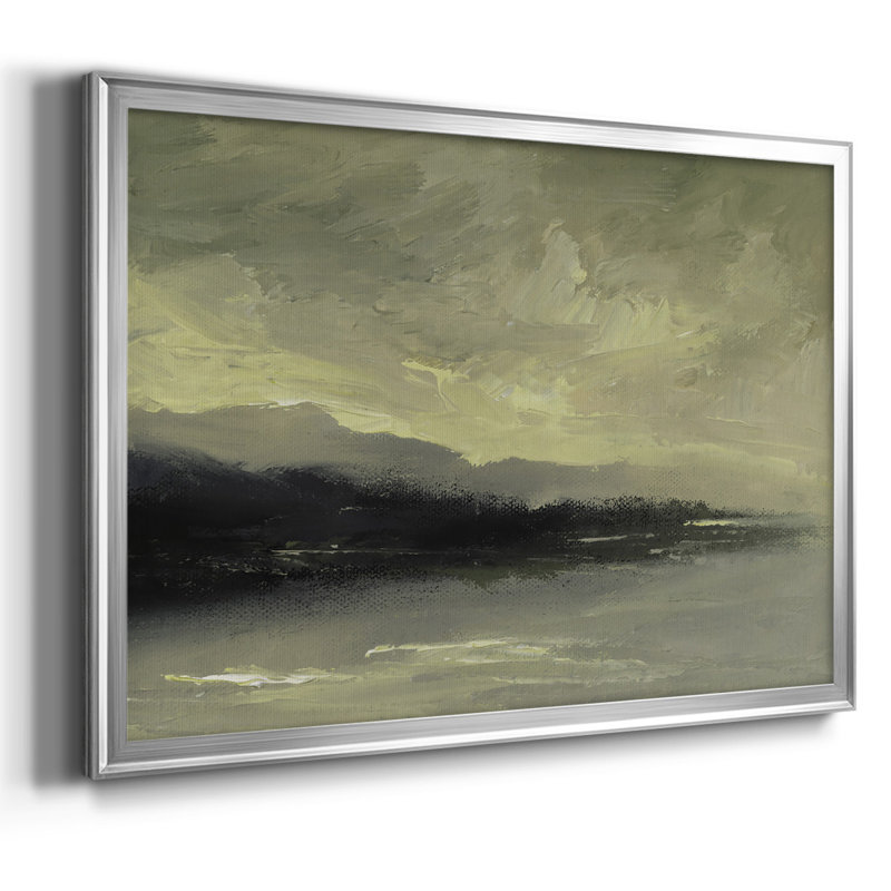 Coastal Dawn, reproduction d'art sur toile, Argent, H 30 po x l 44 po x P 1,5 po