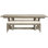 Extendable Rectangular Dining Table With 2 Benches