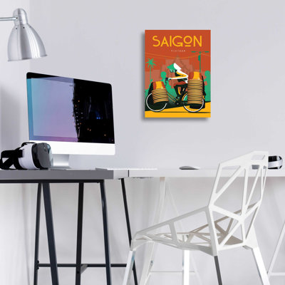 «Saïgon Vietnam» par Arctic Frame Studio, art mural en verre acrylique