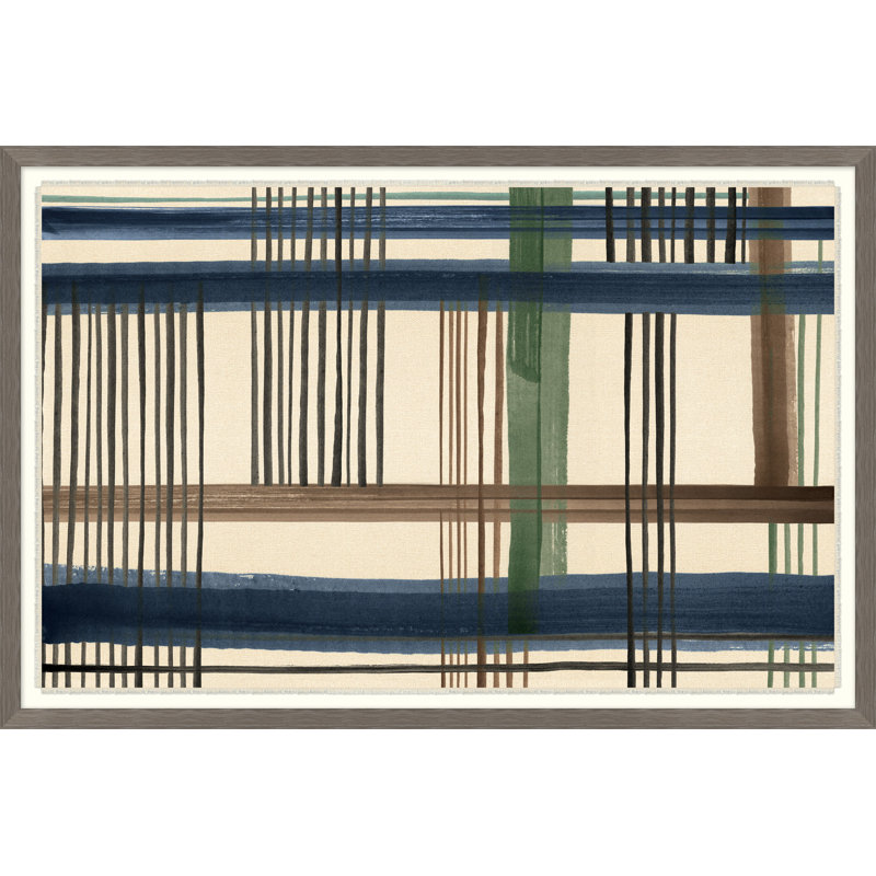 Plaid Tapestry 2 Print by Thom Filicia