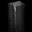 Pomme de douche fixe Flood Rain-92582724