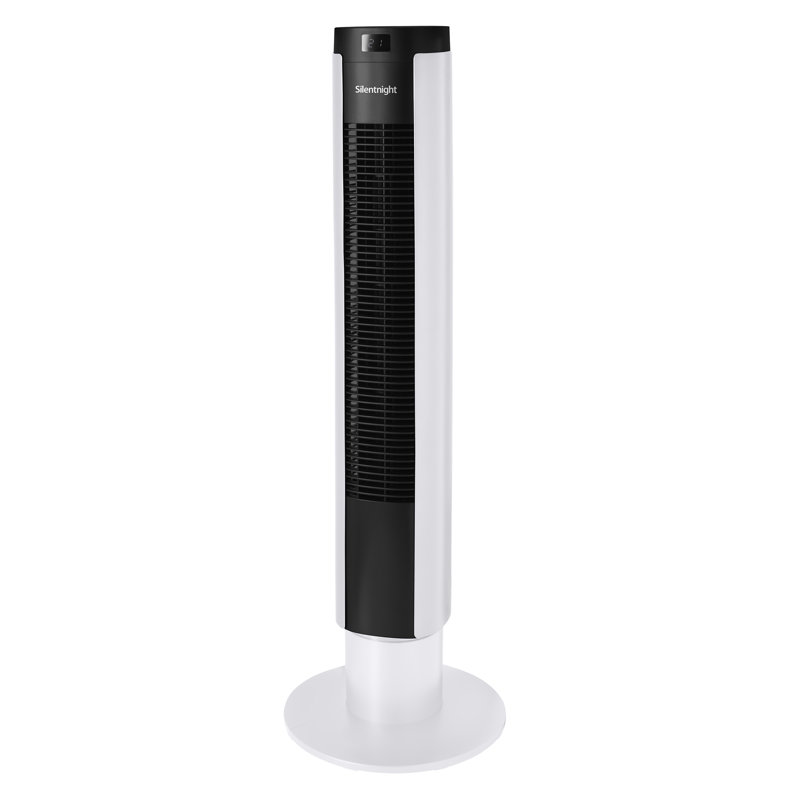 Silentnight Airmax Oscillating Quiet Tower Fan with Remote Control