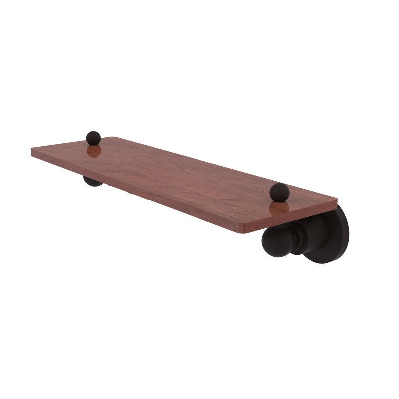 Tablette à support Lera, Bronze huilé, H 2,5 po x l 16 po x P 5 po