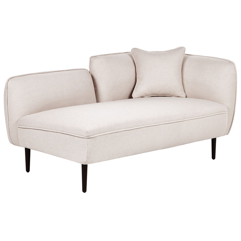 Bawnard Upholstered Chaise Lounge, Beige
