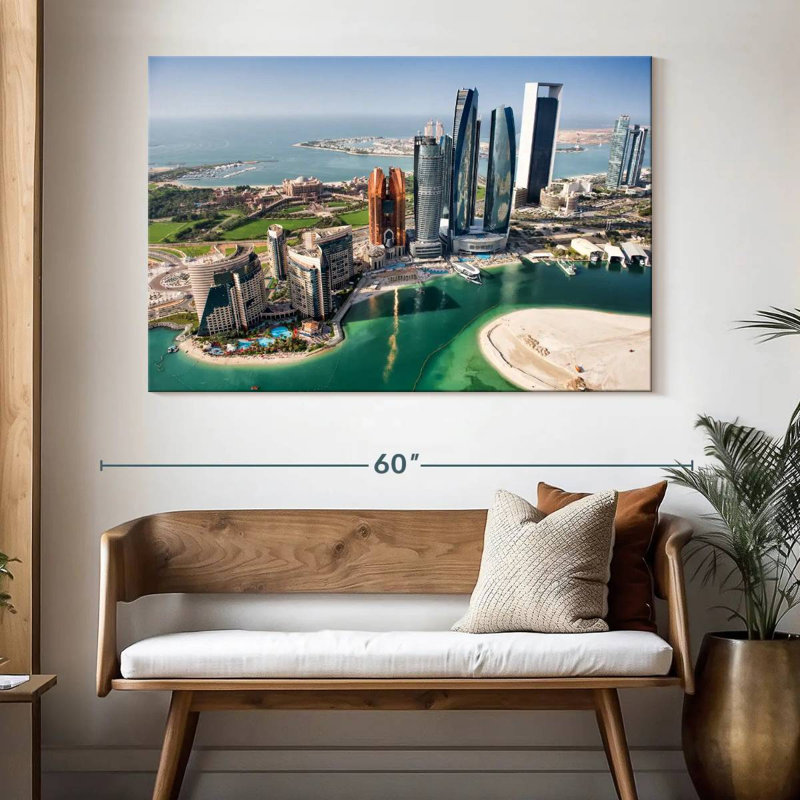 Abu Dhabi Structures, 34" H x 51" W