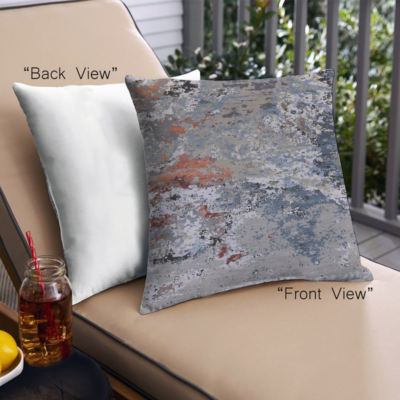 Abstract Outdoor Throw Pillow