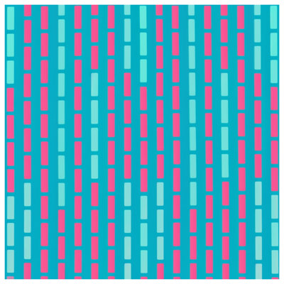 Tapisserie murale «Blue Pink Rectangles»
