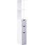 Étagère de salle de bain de 137 cm de hauteur - 2 niveaux et tiroirs, tour de rangement blanc gain de place, tiroirs pour ranger vos essentiels