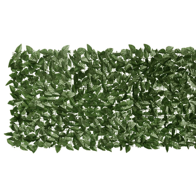 Bronius Balcony Screen, Dark Green, 75cm H x 200cm W