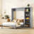 Murphy Bed Wall Bed with Shelves-1695694993-1695694998