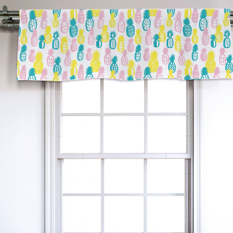 Sateen Ruffled Window Valance
