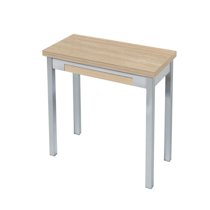 Misk Rectangular 80Cm L x 80Cm L Dining Table, Oak Raw