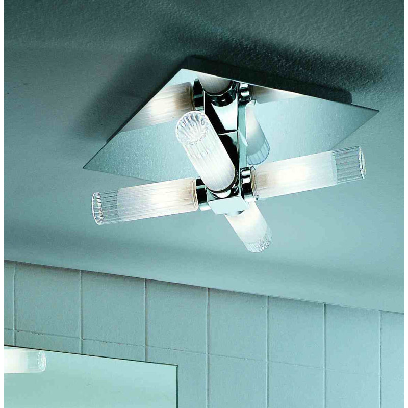 Nibbi Glass Semi Flush Mount