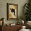 Descending Bear Art Deco - Wrapped Canvas-343314396-343314398