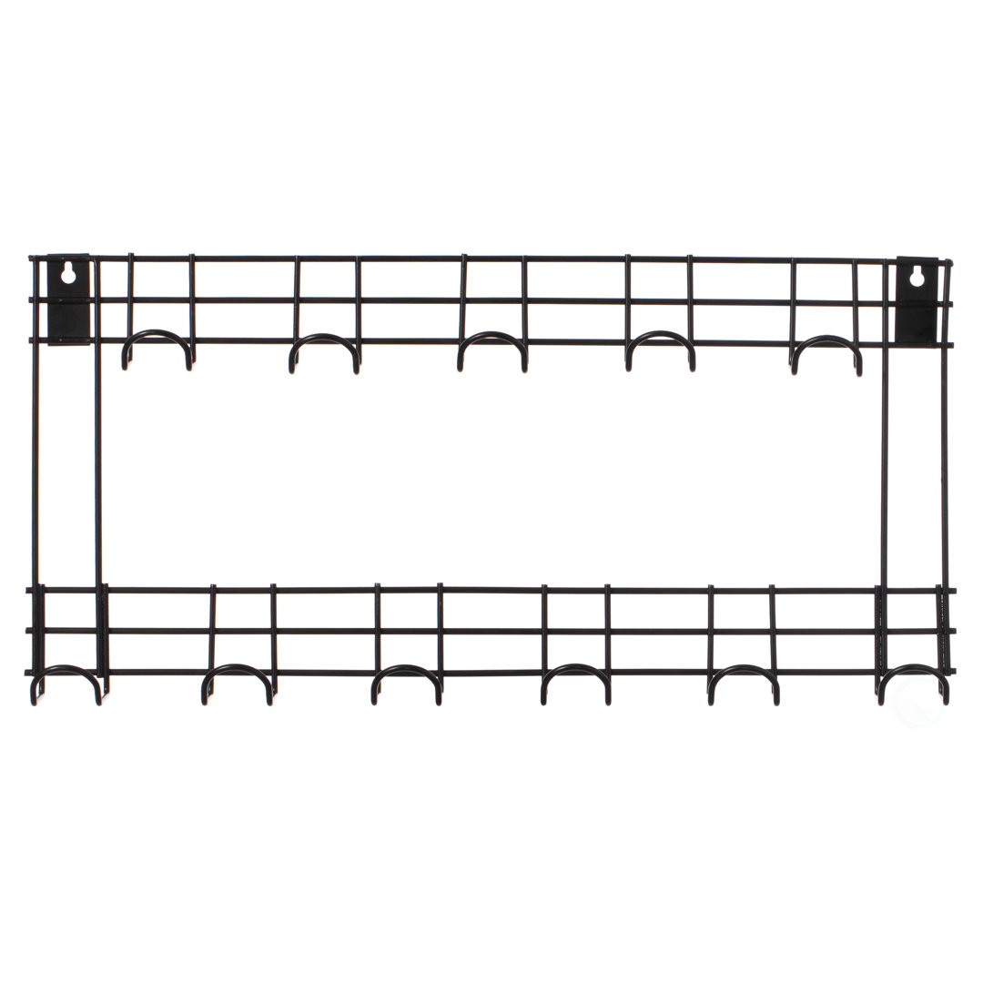 Jelisaveta Stainless Steel Wall 11 - Hook Wall Mounted Coat Rack Rebrilliant