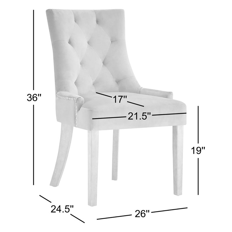 Pose Upholstered Fabric Dining Chair, Black, 1