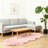 Lush Silky Pink Faux Sheepskin Living Room Rug-162432417