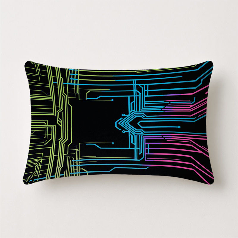 Hyper Radiance Indoor And Outdoor Throw Pillow, Rectangle 14"H x 20"W