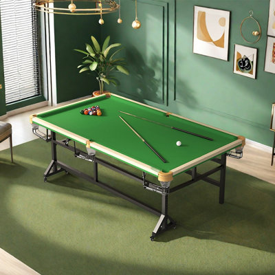 78.74"Foot Foldable Pool Table with Casters
