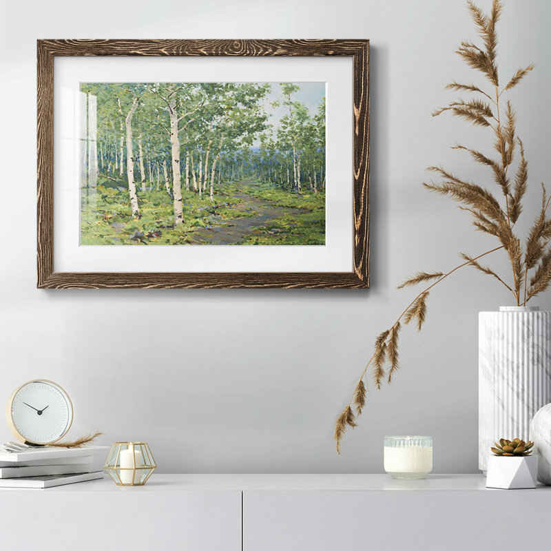 " In The Forest ", Walnut, 14" H x 20" W x 1.5" D