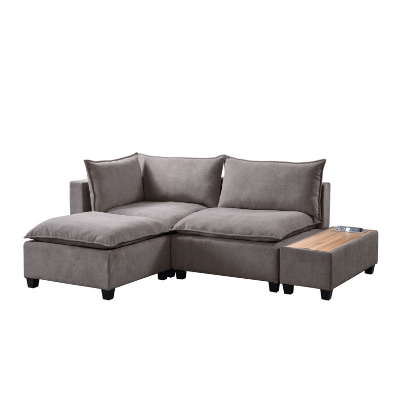 Canapé modulaire rembourré 4 pièces Grammerson
